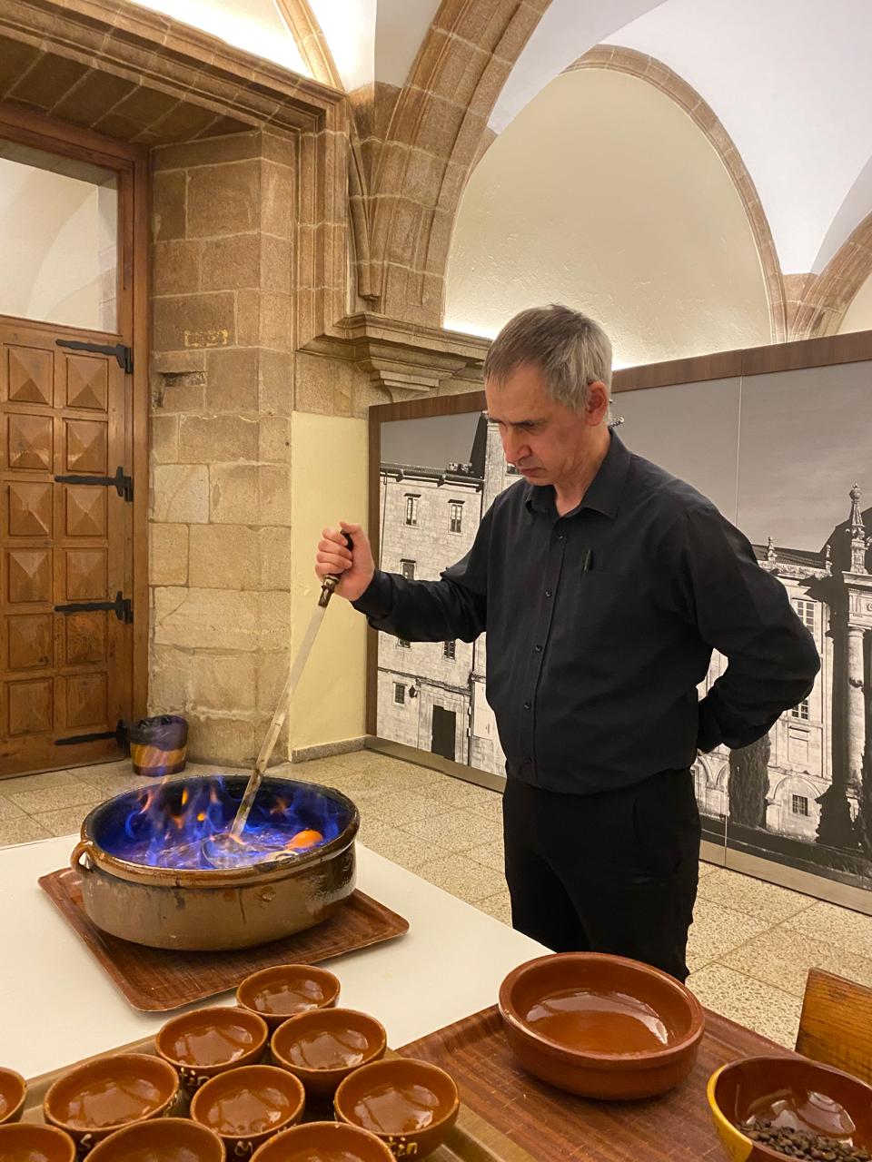 Chef cocinando